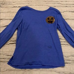 Girls flip sequence shirt